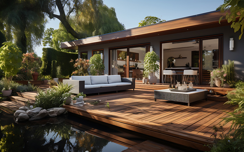 Decking and outdoor furniture