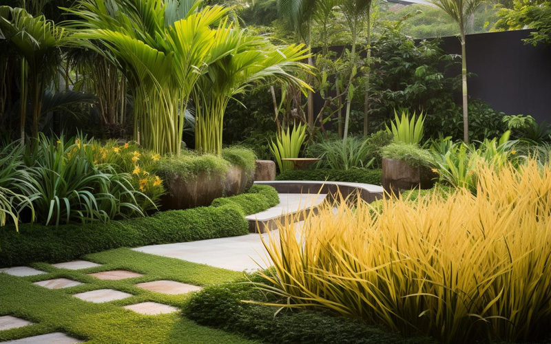 Garden landscaping